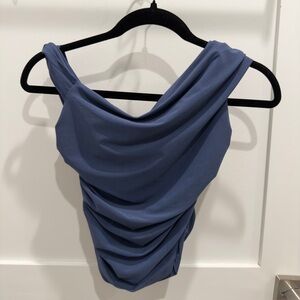 Ruched Asymmetric Top